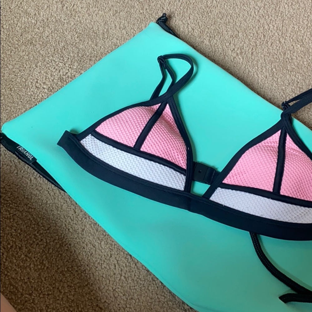 triangle top and bag